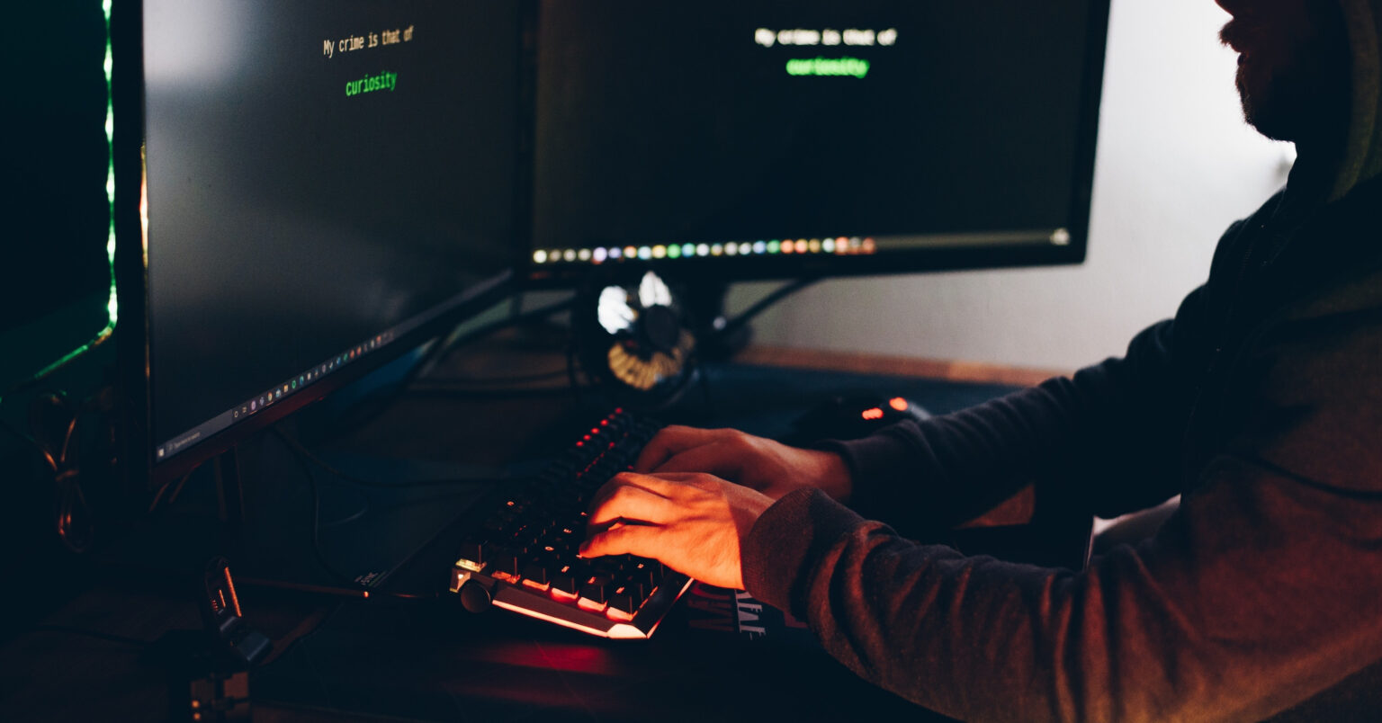 Ransomware - sneaky Hacker trying to get your data
